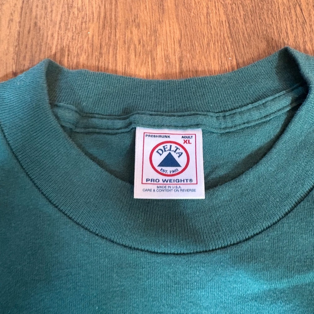 Vintage 90's Delta Tag Real Fear Christian Commit To Jesus Single Stitch T Shirt - Picture 4 of 8